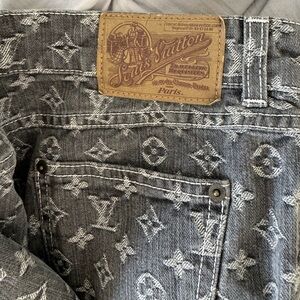 Louis Vuitton Grey Denim Jeans